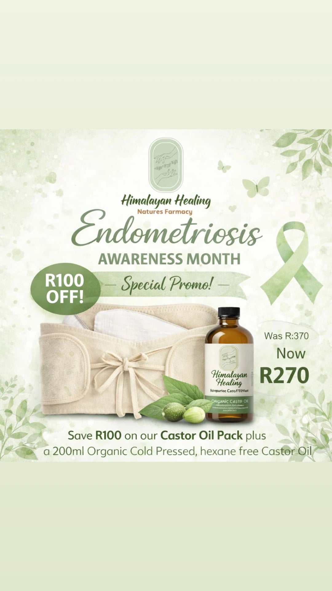 Castor Oil Tummy Pack